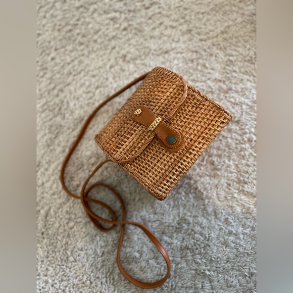 Rattan Bag - Bali Bag - Straw Bag - Handwoven Shoulder Bag - Boho Summer Purse - Picture 2 of 12